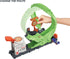 Hot Wheels Toy Car Track Set, Gator Loop Attack Playset in Pizza Place with 1:64 Scale Car, Connects to Other Sets