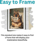 Art of Socks 1000 1000pc (50x70cm 19.685"x27.559") German Shepherd on Toilet Jigsaw Puzzle Pieces for Adults - Quirky