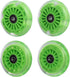 Wiggle Car Polyurethane Replacement Wheels Set for Ride-on Toys - Light Green