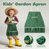 Set, Summer JOI MEW Kids Gardening Tools Garden Toys w/Wooden Handle Alloy Rake,Fork,Trowel, Watering Can,Gloves,Tote