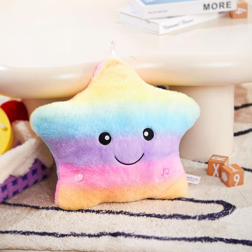 13 BSTAOFY Rainbow Creative LED Musical Glow Twinkle Star Lullaby Light up Stuffed Animal Toys Soothe Kids Emotions