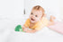 0+ Pearhead Broccoli Baby Teether Soft Plush Sensory Toy with BPA-Free Silicone Beaded Ring & Crinkle Sound, Soothes