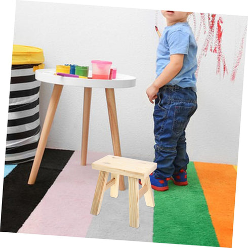 Entry Shoe Change Stool Small Stool for Boys and Girls Adults Non- Footrest for Home Dorm Bathroom Entryway Compact