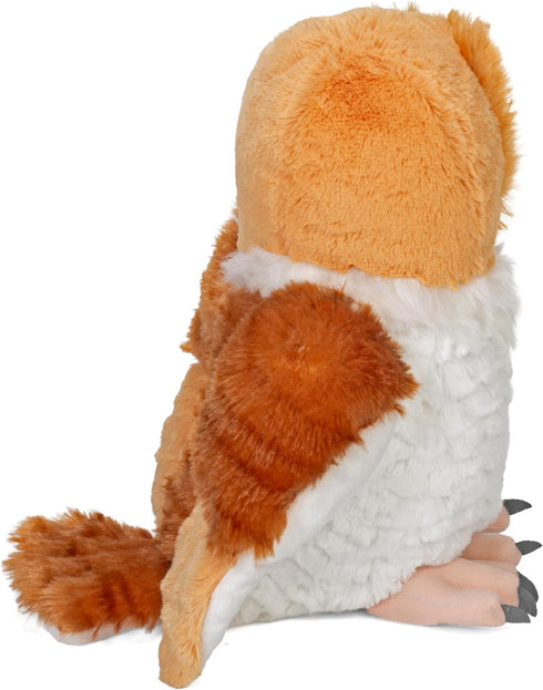 12 inches, Wild Republic Barn Own, Cuddlekins, Stuffed Animal, Gift for Kids, Plush Toy, Fill is Spun Recycled Water