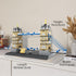 LQPFBSM Sets 969PCS London Twin Tower Bridge Building Blocks London Architecture Building Kits Famous Landmark Model