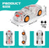 (2 Pack),Car 3 4 5 6 7 8 ZOHANINDL LED Light Up Pull Back Car Toys,Race Cars Toy Body Glows-Batteries Included,Suitable