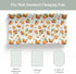 ZoUbqchY Summer 32''16'' Watercolor Oranges Baby Changing Pad Covers for Boy Girl Orange Branches Flowers Leaves Fitted