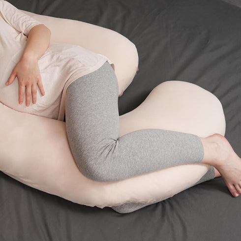 Momcozy (2 Pack Maternity Pillow Cover ONLY Compatible with Pregnancy Pillow Covers-Pillow NOT Included)