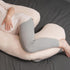 Momcozy (2 Pack Maternity Pillow Cover ONLY Compatible with Pregnancy Pillow Covers-Pillow NOT Included)