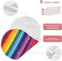 Set 1, 11 x22 Inch Kigai Mexican Serape Stripes Colorful Muslin Baby Burp Cloths, Large Absorbent Cotton Muslin Burp