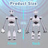 Generic 13 Inch Adjustable Plush Robot Toy, Funny Stuffed Animal Gifts for Girls & Boys