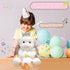 Voice Recorder Singing Angel Teddy Bear with Flapping Wings, LED Candle Light, Plush Interactive Toy for Kids