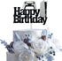 Game Controllers Happy Birthday Cake Topper - Glitter Gaming Cake Decoration for Boys Video Game Party