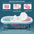 FIABC 1Set) Soft Infant Bath Sponge Elephant Baby Bath Mat Newborn Comfy Foam Skid-Proof Cushion (Pink