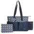 Baby Boom 4Piece Set, Ivy Tote Diaper Bag Navy, One Size
