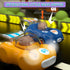CDDZSW 1-3 1 2 3 Years Old Friction Power Car Toys, Push and Go Pull Back Trucks Suitable for Toddlers Year Old Kids