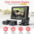 1080P 2 4.3'' Itomoro Baby Car Camera HD Dual-Channel Display Car Baby Camera with IR Night Vision Camera, Easily