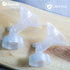 Ameda 30mm, 2 Count, Mya Breast Pump Replacement Flanges Comfort Fit Angled Flange