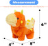 Hopearl Interactive Electronic Pet Plush Dinosaur - Walking Stegosaurus with Roaring and Moving Nodding Head for