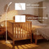 LRKHFFD 360 Floor Stand for Nanit Pro Baby Monitor, Heavy Duty Baby Monitor Holder with Adjustable Gooseneck, No Tools