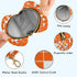 YETTASBIN Checkered Plaid Portable Pacifier Holder Case with Metal Hook Buckle & Zipper for Diaper Bag and Stroller