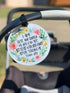 Cute Flower Tag - I'm Cute and Cuddly As Can Be but Please Wash Your Hands Before Touching Me (Baby Safety No Touching