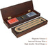 Set 3 9 2 BIVOMON Cribbage Board Game Continuous Track Wooden Board with Magnetic Lock, Metal Pegs, Playing Cards