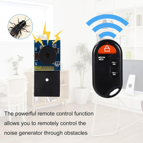 BTFO 2pcs Hidden Cricket Voice Maker, Black Prank Funny Office Prankster Stuff Beeping Noise Sound Prank Device