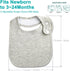 Soft and Absorbent Organic Cotton Baby Bibs Set for Boys Girls, Drool Bandana for Newborn 0-36 Months