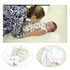 10 Pack Reusable Baby Washcloths - Soft Absorbent Organic Cotton Towel Face Wipes for Newborn Bath (White)