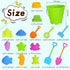 Holady 17 Set Pcs Beach Toy for Kids - Includes Bucket, Molds, Shovel, Rake, Sifter & Castle Toys - Sand Bucket