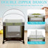 jiangcha Pack Pack N Play Tent Cover - Bassinet Cover for N Play/Travel Crib/Mini Crib/Playpen, Bassinet Mosquito Net
