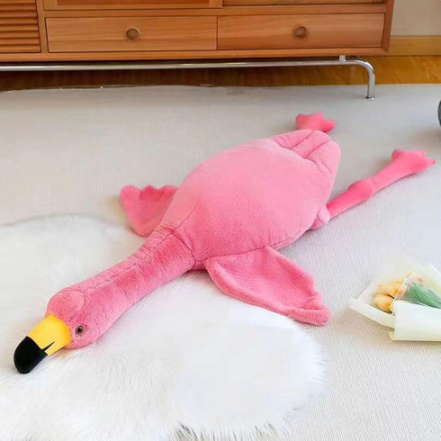 51" Large Pink Flamingo Stuffed Animal, Giant Plush Pillow, Soft Doll Toys, Gift for Kids and Adults