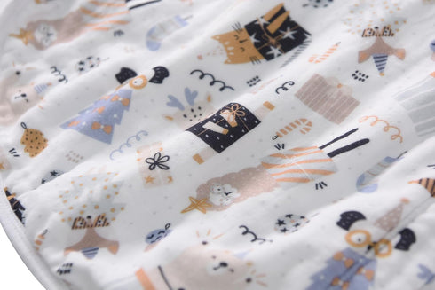 1-2T, 0.5 100% 2-Way 12-24 TADO MUSLIN Toddler Sleep Sack TOG Lightweight Wearable Blanket, Organic Cotton Muslin