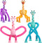 4 Pack Telescopic Suction Cup Giraffe Toy, Sensory Tubes for Toddlers, Fidget Toys for 3-8 Year Olds