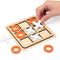 Wooden Board Tic Tac Toe Game, Classical Family Puzzle Toy, Random Color