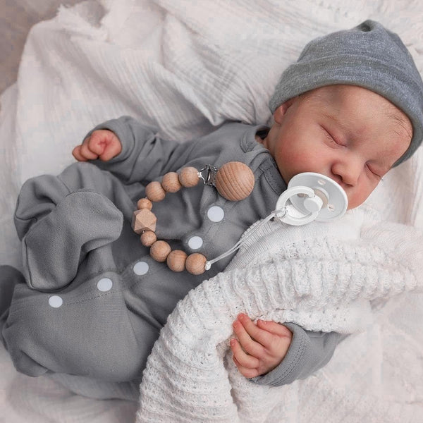 WOOROY Realistic Reborn Baby Dolls - 18 Inch Full Vinyl Body Lifelike