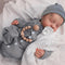 WOOROY Realistic Reborn Baby Dolls - 18 Inch Full Vinyl Body Lifelike