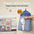 4 Set 100% Set Set EVERYDAY KIDS Piece Boys Crib Bedding - Jungle Sports - Soft Cotton Percale - Includes Quilt, Fitted
