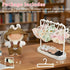 Satakara Set 2 10 Doll Clothes Hanger & Rack - Stands + Hangers, Durable Plastic Dolls Wardrobe Organizer for Dollhouse