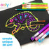 Ooly Magic Puffy Pens 2 Pack, 12 Pens Total, 6 Unique Neon Colors with 3D Ink for Kids & Toddlers Art Supplies