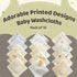 15 Pack, 10x10 inches MUKIN Baby Washcloths, Natural Cotton Face Towels