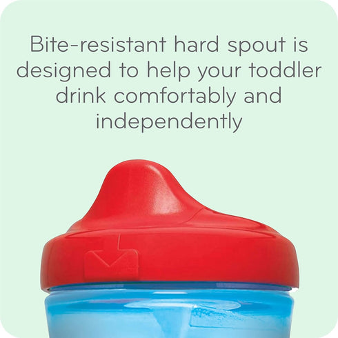 NUK Sesame Street Hard Spout Cup, 10 Oz, 2 Pack – BPA Free, Spill Proof Sippy Cup for Kids
