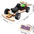 LEPANDA 8-10, 8-12, 9 10 11 12 13 14 Wooden Racing Car, STEM Kits for Kids Age STEM Toys for Boys Remote Control Model