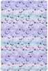 Fitted Crib Sheets for Boys Girls - Bats on The Starry Sky Soft Breathable Mattress Cover for Standard Crib & Toddler