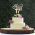 LINGTEER Happy 17th Birthday Gold Rhinestone Cake Topper - Cheers to 17th Birthday Party Centerpieces Decorations
