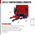 Uodofy T13 3D Set,Dummy 13 Figures,3D (Assembly Completed) Action Figure Robo Titan Action Printed Multi-Jointed Toy