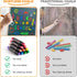 12 Set 3+ Jar Melo Dustless Chalk for Kids, PCS Sidewalk Chalk with Holder, Washable and Non-Toxic, Colored Chalk
