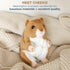 Bearington Collection Cheeks Stuffed Hamster, 6” Plush Toy, Ultra-Soft, Gift for Animal Lovers