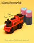 Set 2 3+ SainSmart Jr. Wooden Train Accessories, PCS Motorized Train for Toddlers with Magnetic Connection, Battery